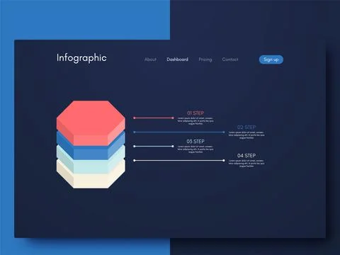 Modern infographic vector elements for business brochures. Use in website, co 스톡 일러스트