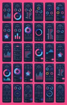 Modern infographic vector elements for business brochures. Use in website 스톡 일러스트