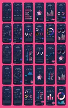 Modern infographic vector elements for business brochures. Use in website イラスト素材