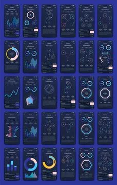 Modern infographic vector elements for business brochures. Use in website 스톡 일러스트