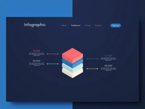 Modern infographic vector elements for business brochures. Use in website 스톡 일러스트