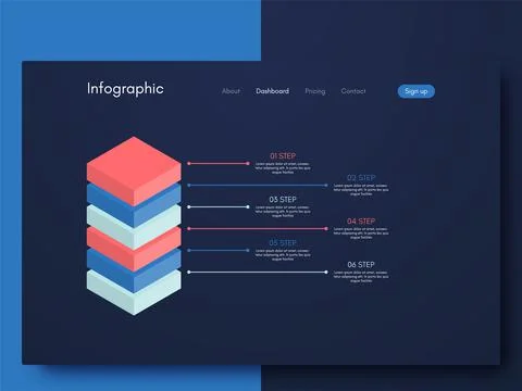 Modern infographic vector elements for business brochures. Use in website Stock Illustration