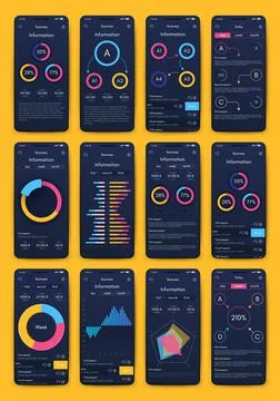 Modern infographic vector elements for business brochures. Use in website 스톡 일러스트