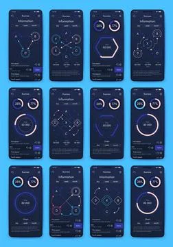 Modern infographic vector elements for business brochures. Use in website Stock Illustration