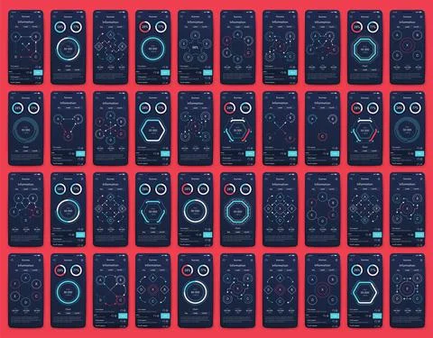 Modern infographic vector elements for business brochures. Use in website Stock Illustration