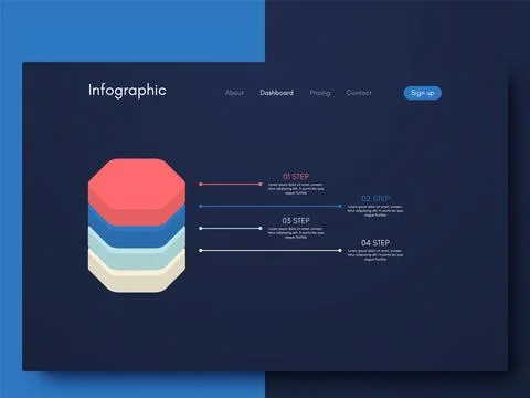 Modern infographic vector elements for business brochures. Use in website, co 스톡 일러스트