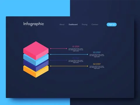 Modern infographic vector elements for business brochures. Use in website, co 스톡 일러스트