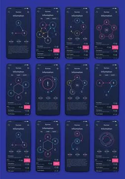 Modern infographic vector elements for business brochures. Use in website, co Stock Illustration