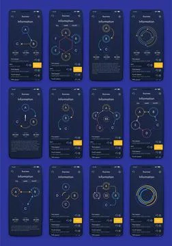 Modern infographic vector elements for business brochures. Use in website, co イラスト素材