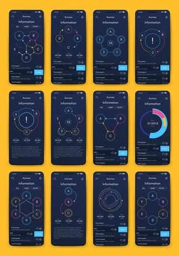 Modern infographic vector elements for business brochures. Use in website, co Stock Illustration