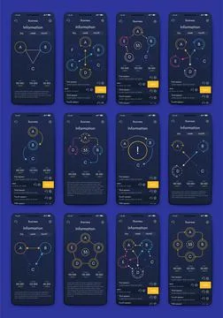 Modern infographic vector elements for business brochures. Use in website, co Stock Illustration