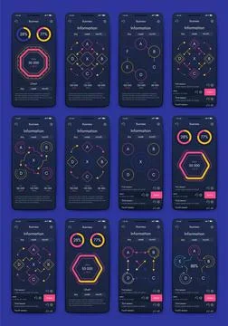 Modern infographic vector elements for business brochures. Use in website 스톡 일러스트