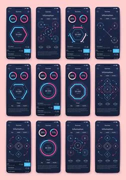 Modern infographic vector elements for business brochures. Use in website Stock Illustration