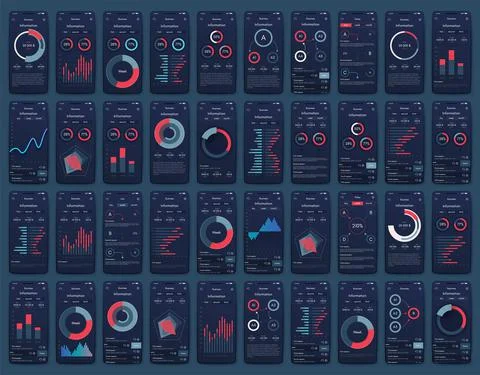 Modern infographic vector elements for business brochures. Use in website Stockillustratie