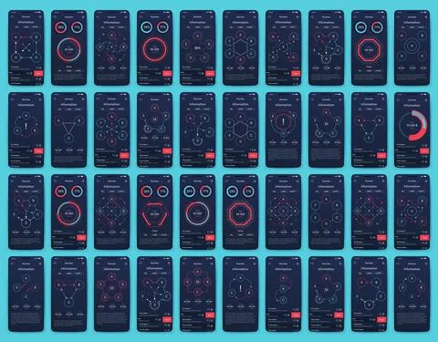 Modern infographic vector elements for business brochures. Use in website Stock Illustration