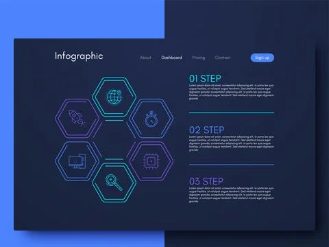 Modern infographic vector elements for business brochures. Use in website, co 스톡 일러스트