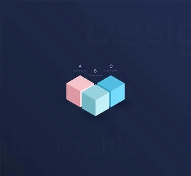 Modern infographic vector elements for business brochures. Use in website Illustrazione stock