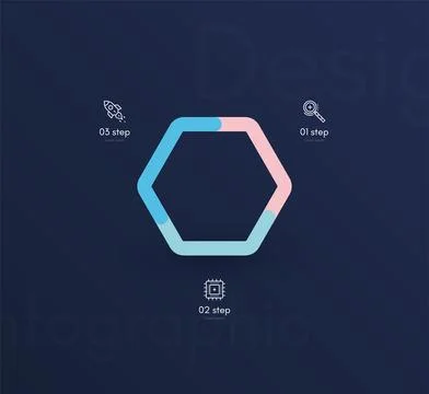 Modern infographic vector elements for business brochures. Use in website Stockillustratie