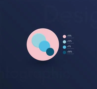 Modern infographic vector elements for business brochures. Use in website Stock Illustration