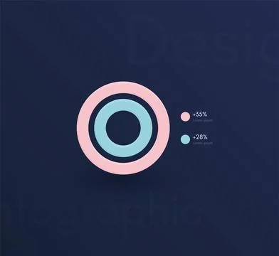 Modern infographic vector elements for business brochures. Use in website Illustrazione stock