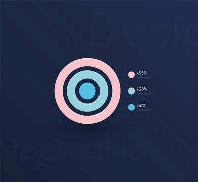 Modern infographic vector elements for business brochures. Use in website Stock Illustration