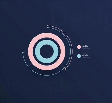 Modern infographic vector elements for business brochures. Use in website Stock Illustration