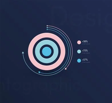 Modern infographic vector elements for business brochures. Use in website 스톡 일러스트