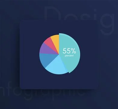 Modern infographic vector elements for business brochures. Use in website Illustrazione stock