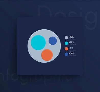 Modern infographic vector elements for business brochures. Use in website, .. Stock Illustration