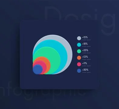 Modern infographic vector elements for business brochures. Use in website, .. Illustrazione stock