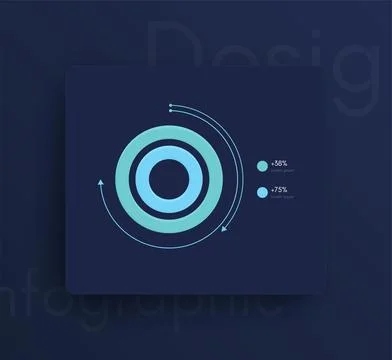 Modern infographic vector elements for business brochures. Use in website, .. Stock Illustration