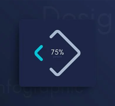 Modern infographic vector elements for business brochures. Use in website, .. Stock Illustration