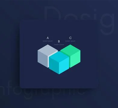 Modern infographic vector elements for business brochures. Use in website, .. Stock Illustration