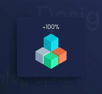 Modern infographic vector elements for business brochures. Use in website Stock Illustration
