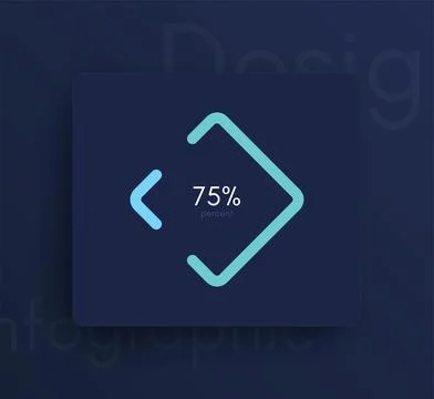 Modern infographic vector elements for business brochures. Use in website Illustrazione stock