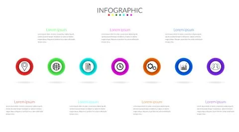 Modern Infographics Circle Vector Stockillustratie
