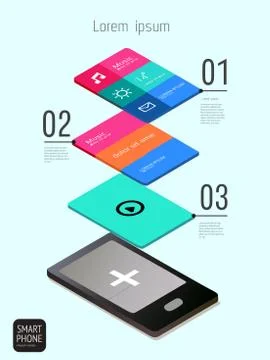 Modern Infographics element Stock Illustration