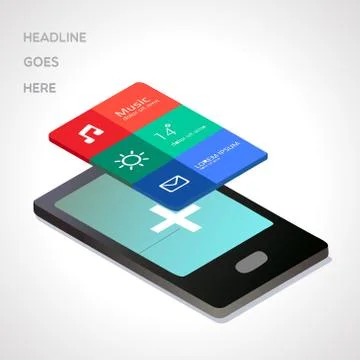 Modern Infographics element Stock Illustration
