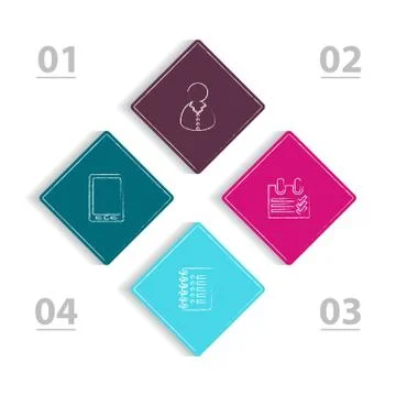 Modern infographics elements, business background 스톡 일러스트