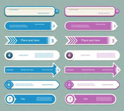 Modern infographics options banner. Vector illustration. can be used for work Stock Illustration