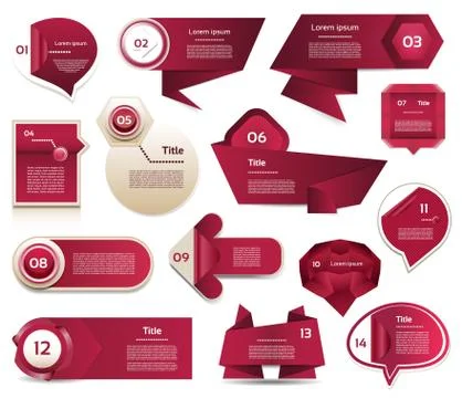 Modern infographics options banner. Vector illustration. can be used for work Stock Illustration