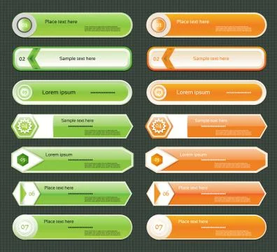 Modern infographics options banner. Vector illustration. Stock Illustration
