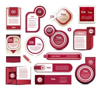 Modern infographics options banner. Vector illustration. can be used for work Stock Illustration