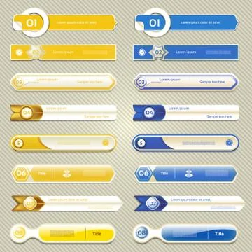 Modern infographics options banner. Vector illustration. can be used for work Stock-Illustration