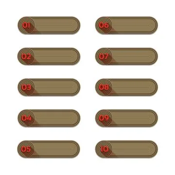 Modern infographics options banner. Vector illustration. can be used for work Illustrazione stock