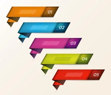 Modern infographics options banner. Vector illustration. can be used for work Stock Illustration