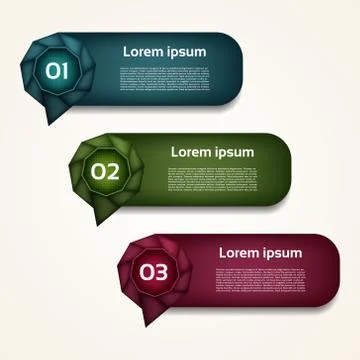 Modern infographics options banner. Vector illustration. can be used for work Stock Illustration