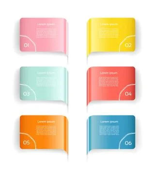 Modern infographics options banner. Vector illustration. can be used for work Stock Illustration