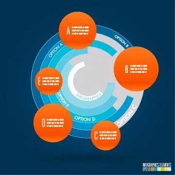 Modern infographics template Stock Illustration