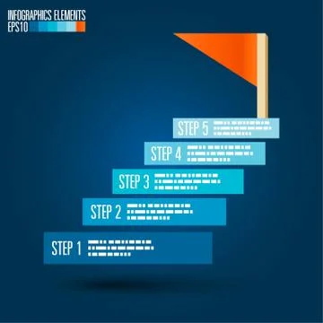 Modern infographics template Stock Illustration